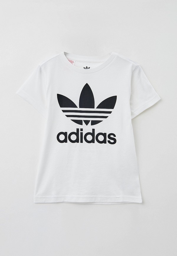 Футболка adidas Originals белого цвета