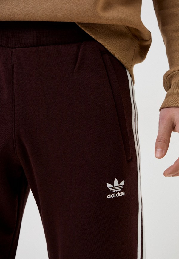 Брюки спортивные adidas Originals коричневый, размер 44, фото 4