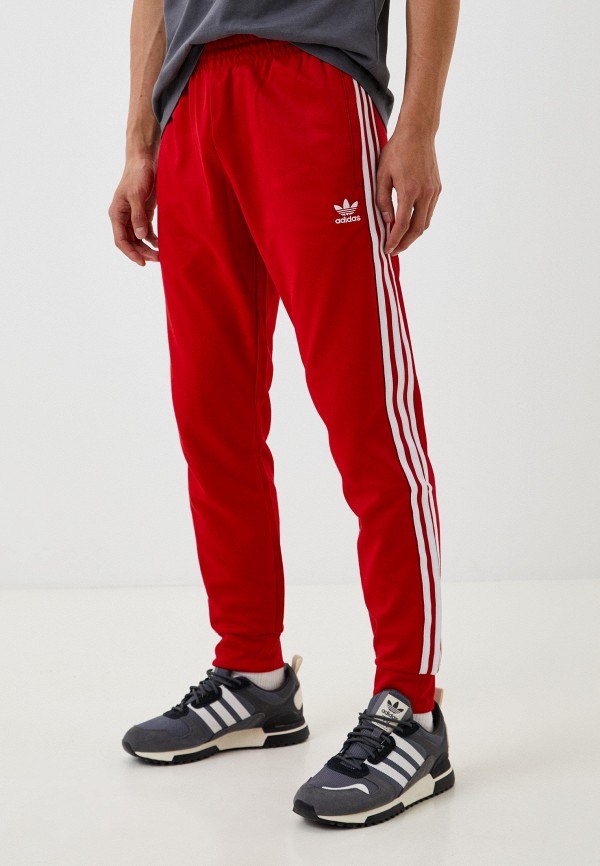 Брюки спортивные adidas Originals красный, размер 44, фото 1