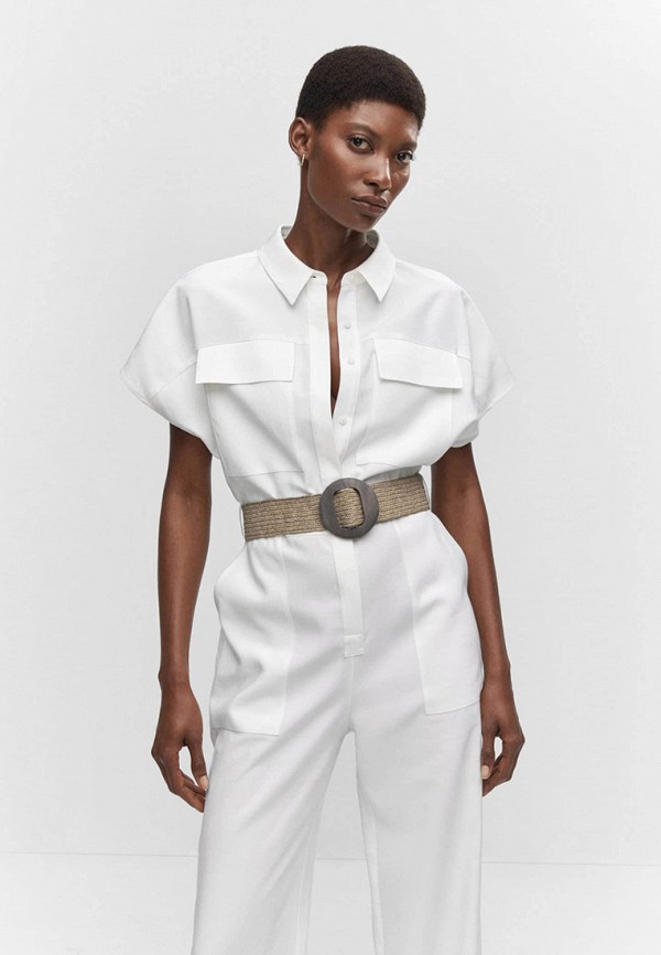 Комбинезон Mango белый, размер 50, фото 2