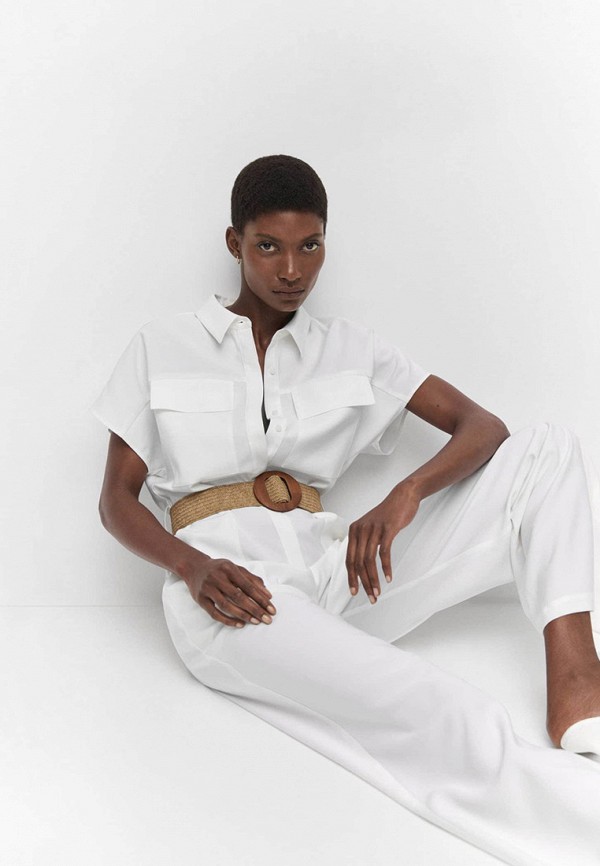 Комбинезон Mango белый, размер 50, фото 6