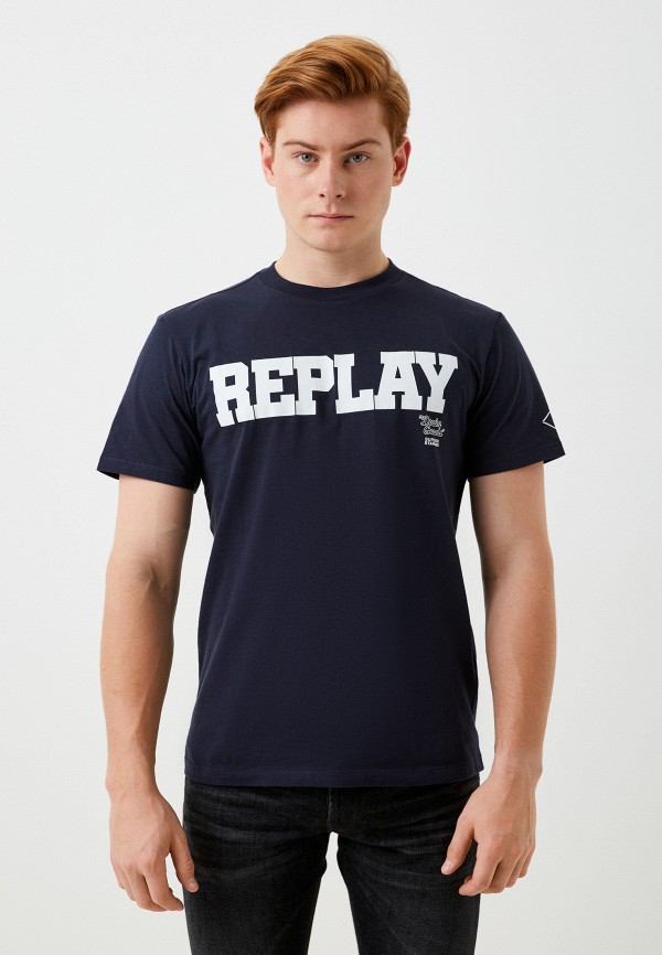 

Футболка Replay, Синий
