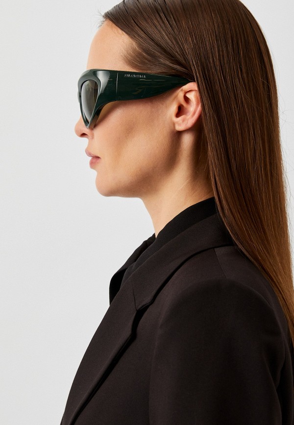 Очки солнцезащитные Balenciaga зеленый, размер 64, фото 6