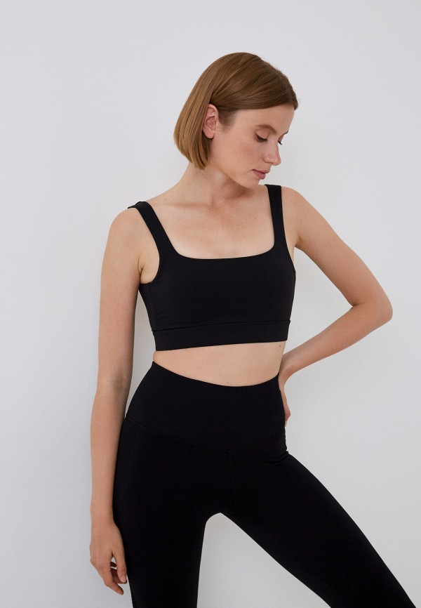 

Топ спортивный Nux, Черный, Willow Snap Bra