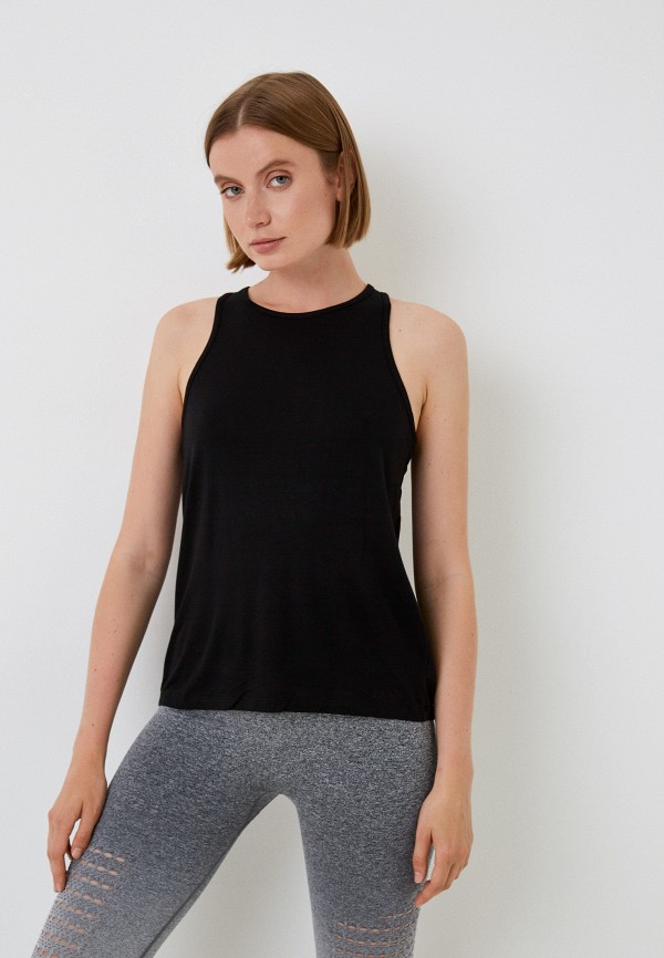 

Майка спортивная Nux, Черный, Chase Drape Tank