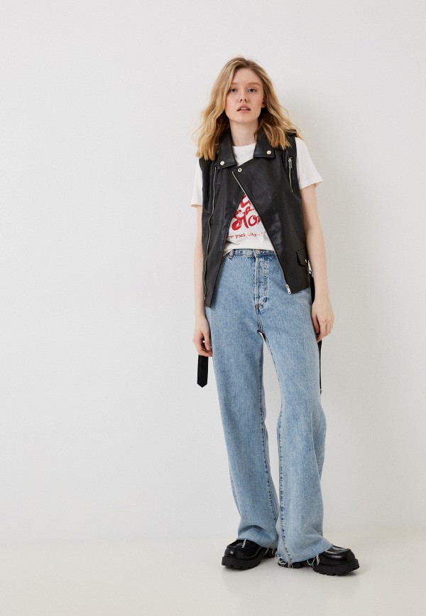 фото Жилет кожаный goldrai