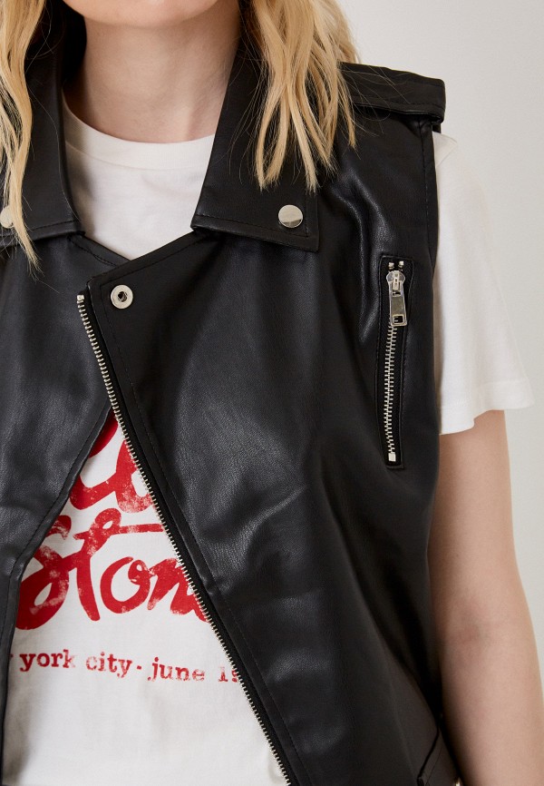 фото Жилет кожаный goldrai