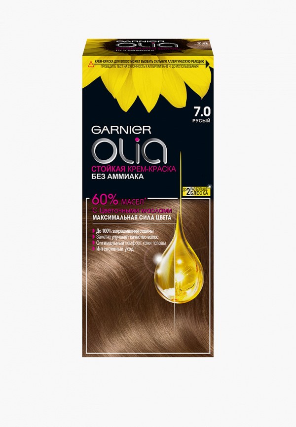 

Краска для волос Garnier, Коричневый, стойкая, с цветочными маслами
