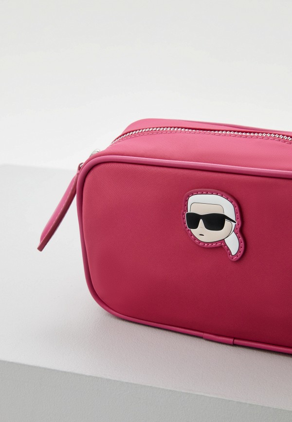 Сумка Karl Lagerfeld фуксия, размер 00, фото 3