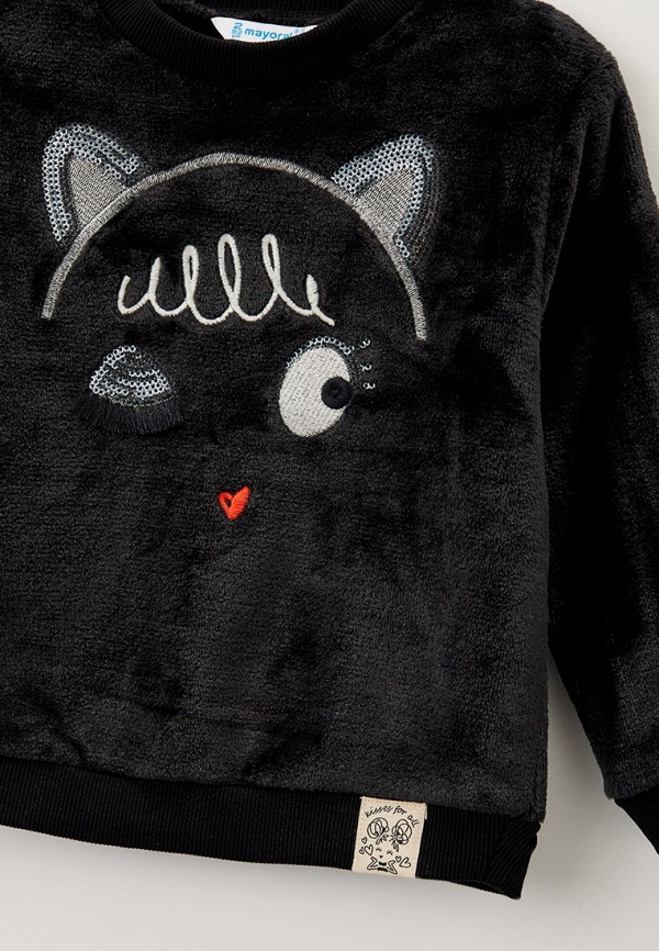 Свитшот Mayoral черный, размер 134, фото 3