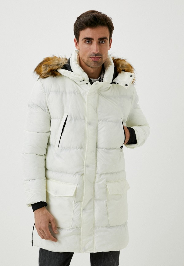 Куртка утепленная Giorgio Di Mare белого цвета