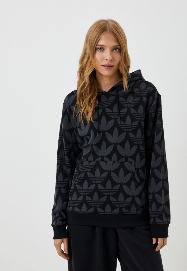 Худи adidas Originals MONOGRAM HOODIE худи adidas originals оверсайз размер 36 черный