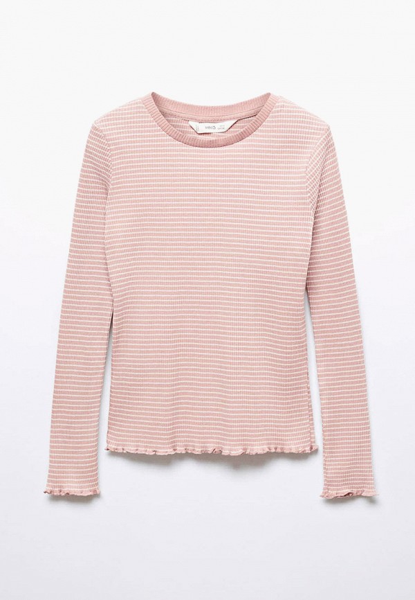 

Лонгслив Mango Kids, Розовый, LINES
