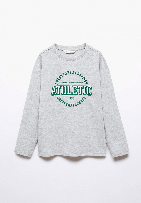 

Лонгслив Mango Kids, Серый, CHAMPION
