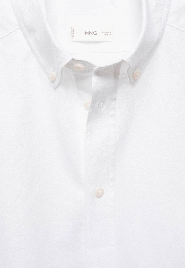 Рубашка Mango Kids белый, размер 140, фото 4