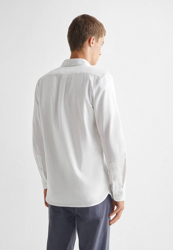 Рубашка Mango Kids белый, размер 140, фото 6