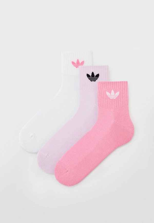 

Носки 3 пары adidas Originals, Разноцветный, MID ANKLE SCK