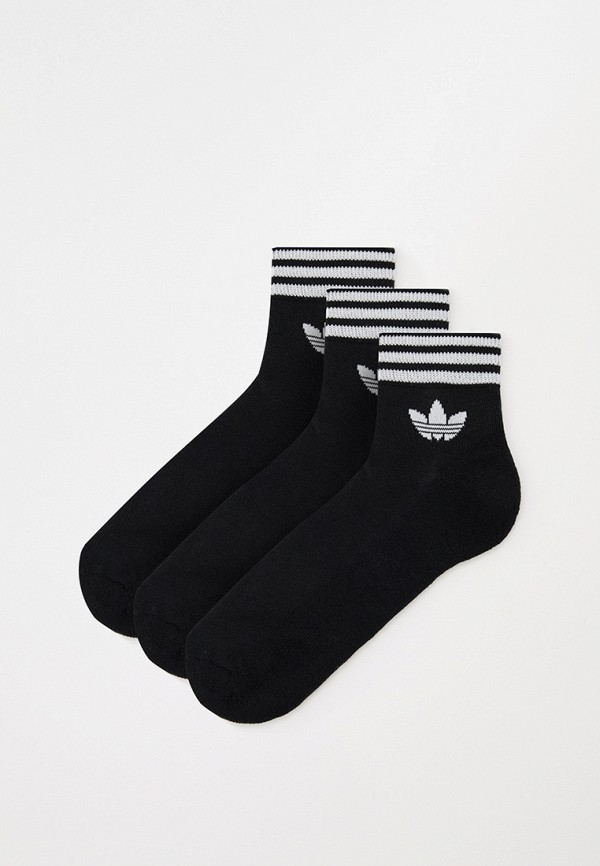 Носки 3 пары adidas Originals черного цвета