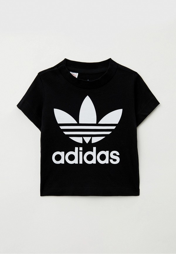 Футболка adidas Originals черного цвета