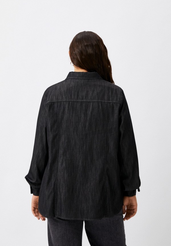 Рубашка джинсовая Marina Rinaldi Voyage серый, размер 54, фото 3