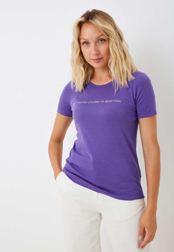 

Футболка United Colors of Benetton, Фиолетовый