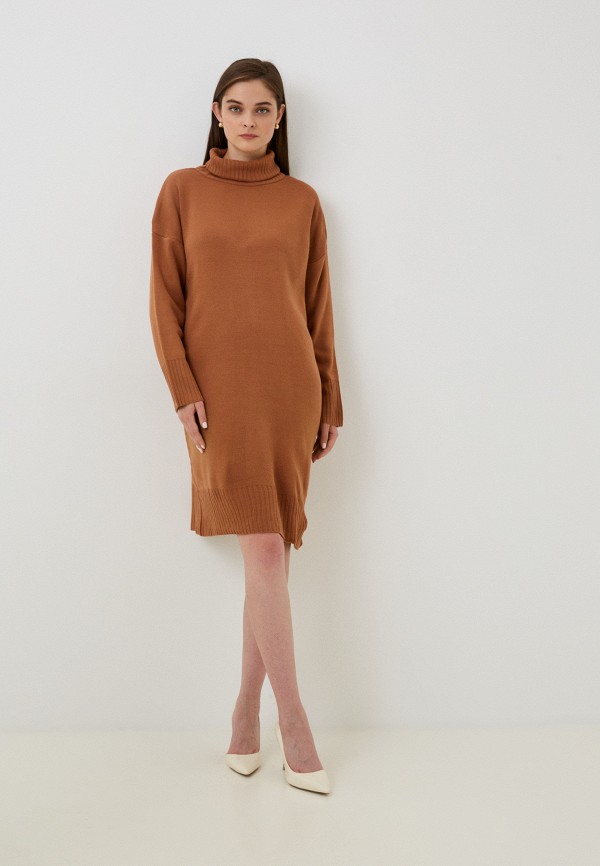 Платье Pink Summer коричневый, размер 42, фото 2