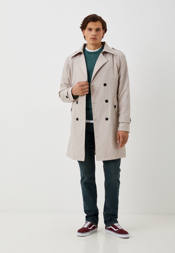 Плащ Rushbay серый, размер 62, фото 2