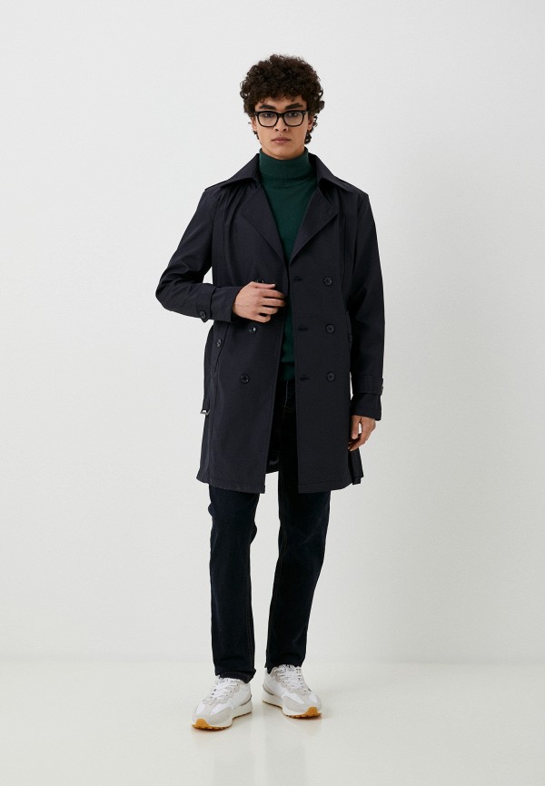 Плащ Rushbay синий, размер 52, фото 2