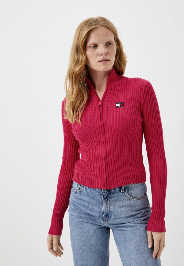 

Кардиган Tommy Jeans, Фуксия
