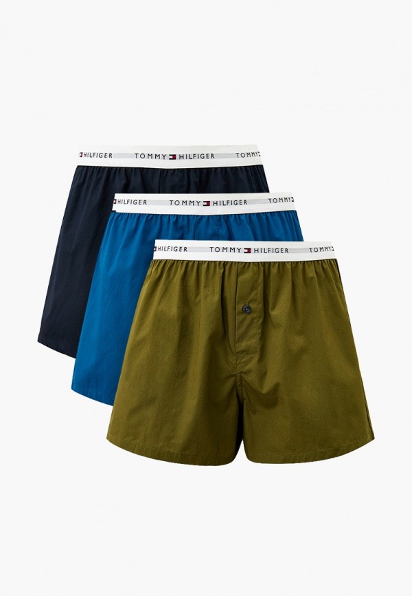 

Трусы 3 шт. Tommy Hilfiger, Разноцветный, 3P WOVEN BOXER