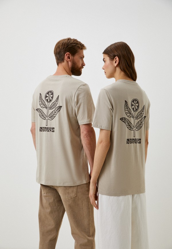 Футболка adidas Originals бежевый, размер 56, фото 2