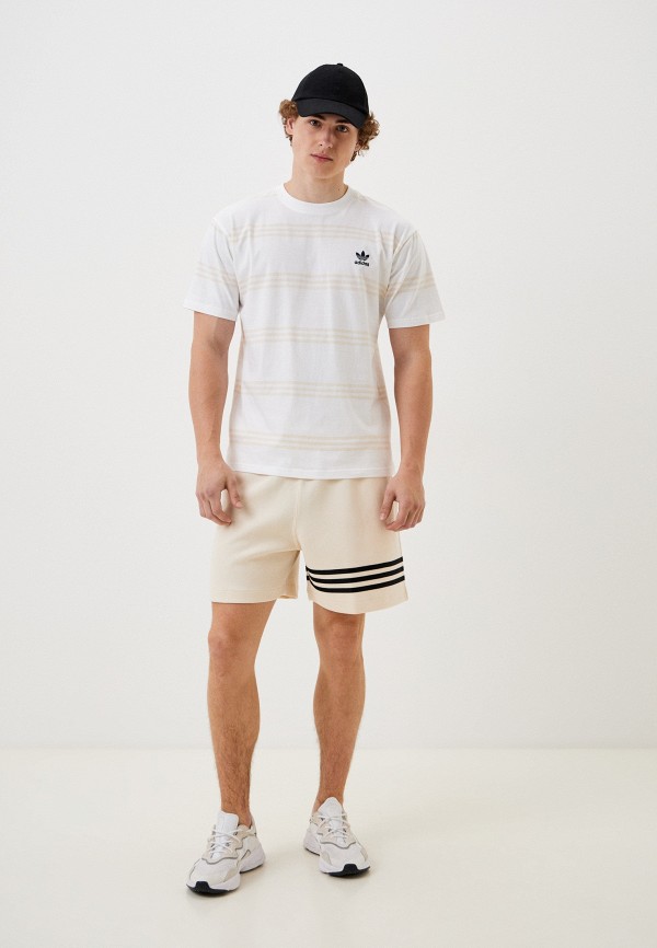 Шорты спортивные adidas Originals бежевый, размер 56, фото 2