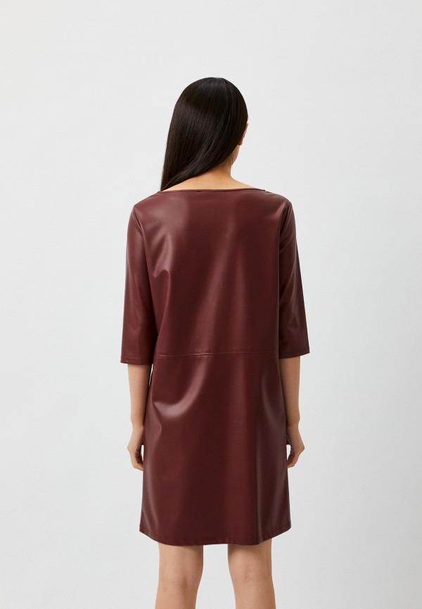 Платье Max Mara Leisure бордовый, размер 46, фото 3
