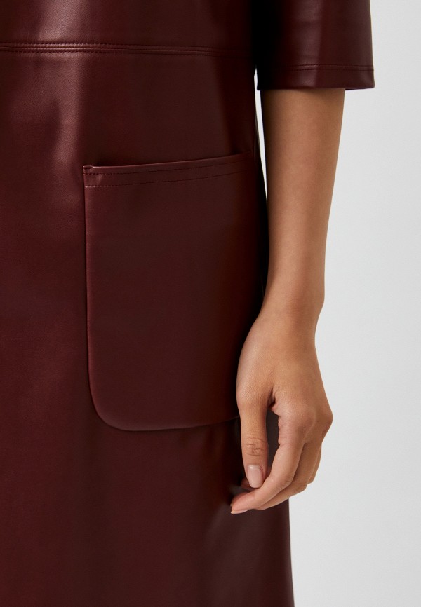 Платье Max Mara Leisure бордовый, размер 46, фото 4