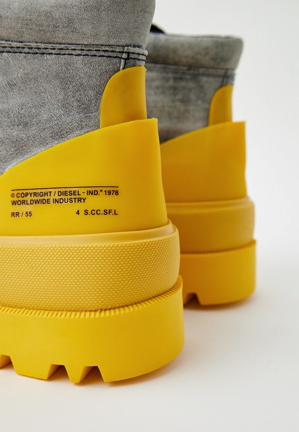Ботинки Diesel желтый, размер 44, фото 4