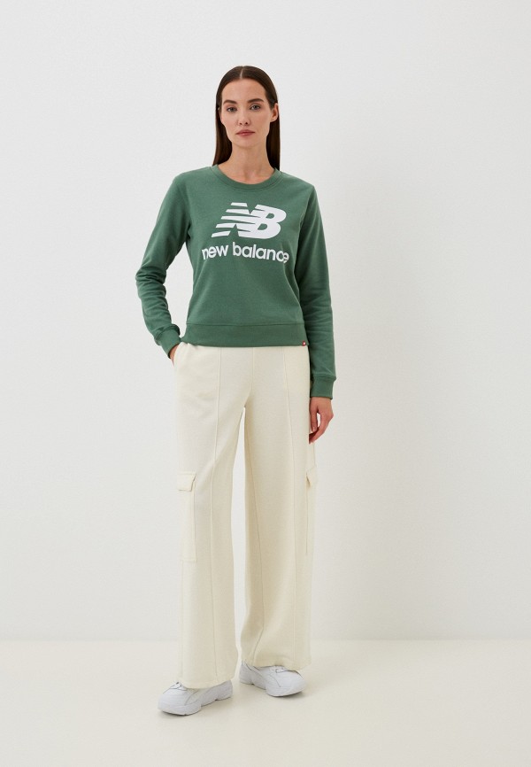 Свитшот New Balance зеленый, размер 48, фото 2