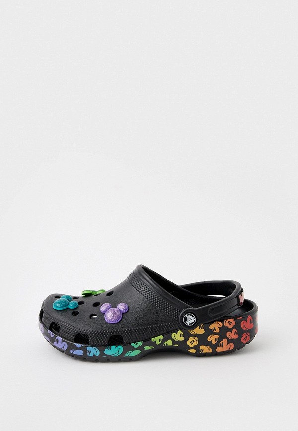 

Сабо и джиббитсы Crocs, Черный