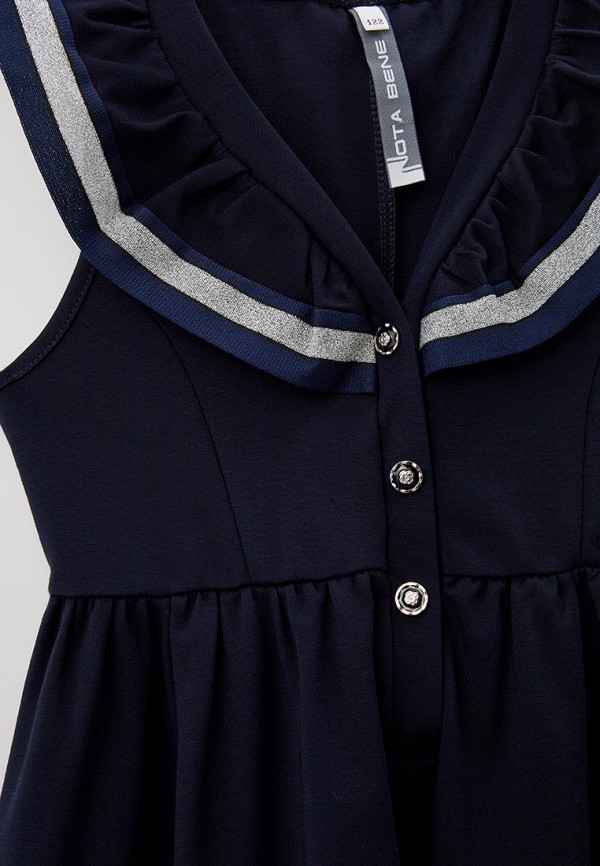 Сарафан Nota Bene синий, размер 134, фото 3