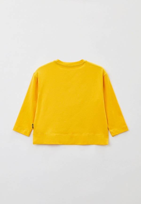 Лонгслив Gulliver желтый, размер 104, фото 2