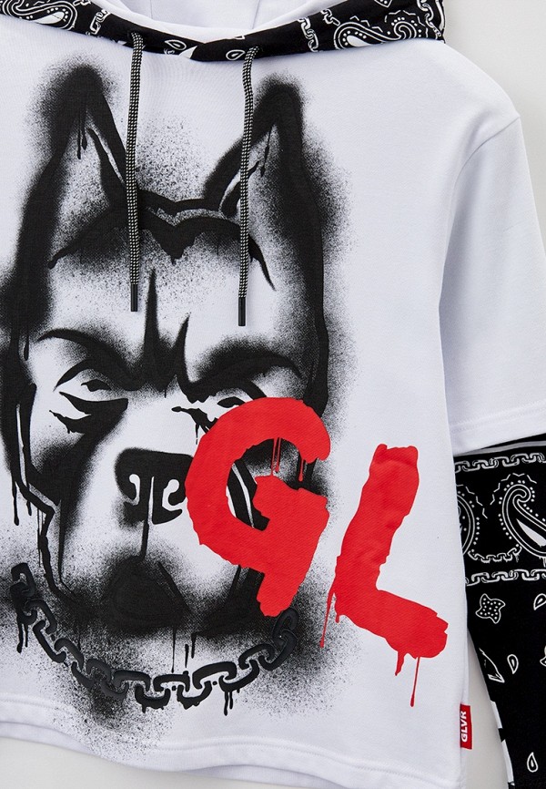 Худи Gulliver белый, размер 152, фото 3