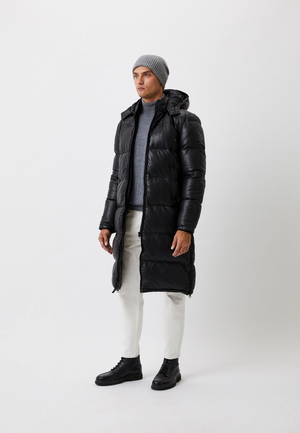 фото Куртка кожаная утепленная serge pariente