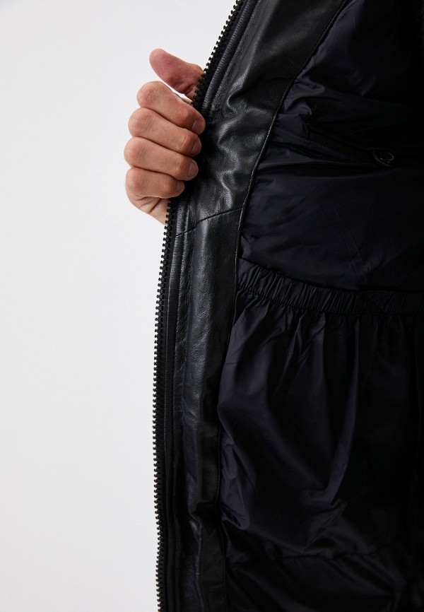 фото Куртка кожаная утепленная serge pariente