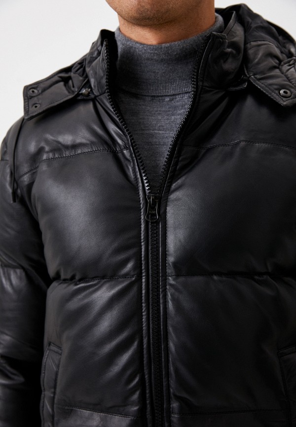 фото Куртка кожаная утепленная serge pariente
