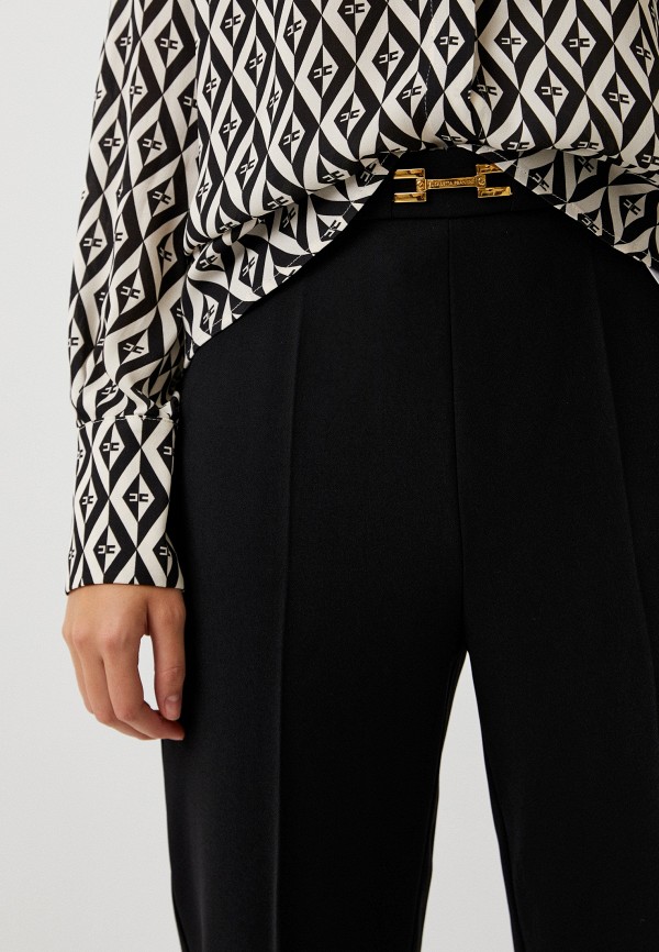 Брюки Elisabetta Franchi черный, размер 40, фото 4