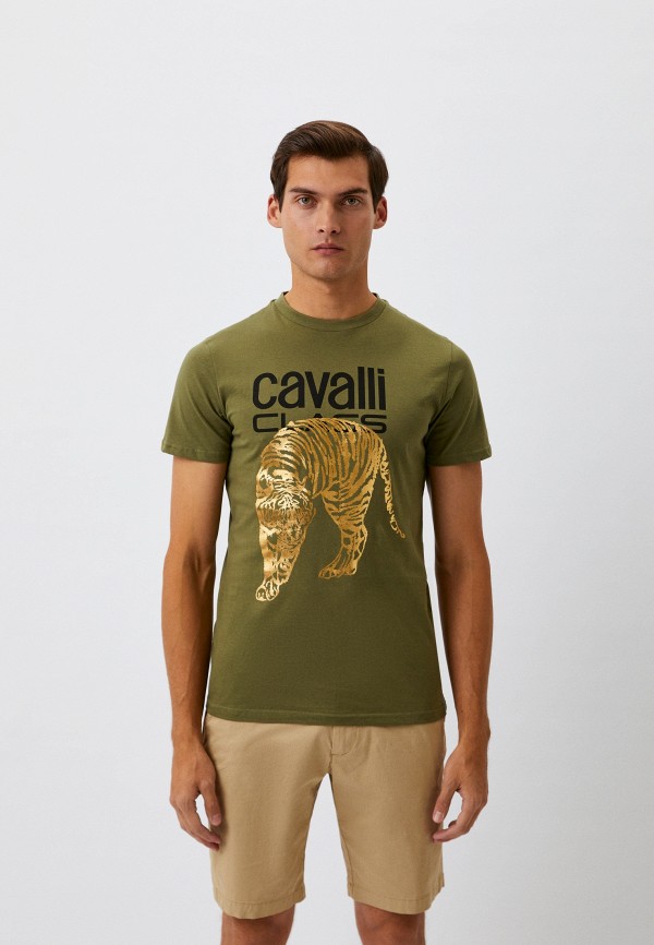 

Футболка Cavalli Class, Хаки