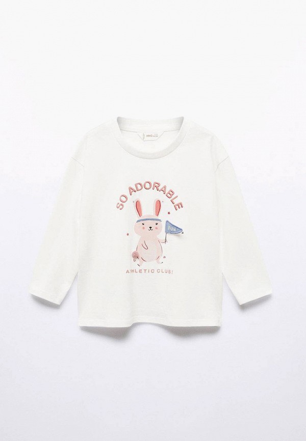 

Лонгслив Mango Kids, Белый, ADORE