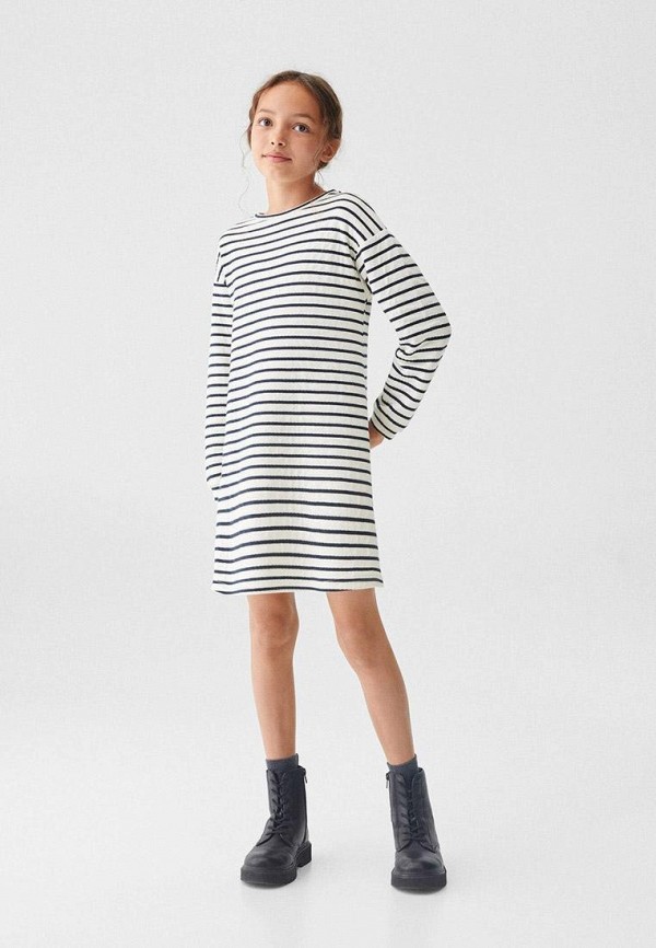

Платье Mango Kids, Белый, STRIPES