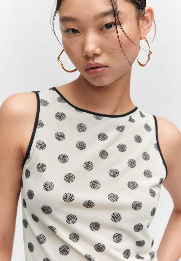 Блуза Mango белый, размер 42, фото 4