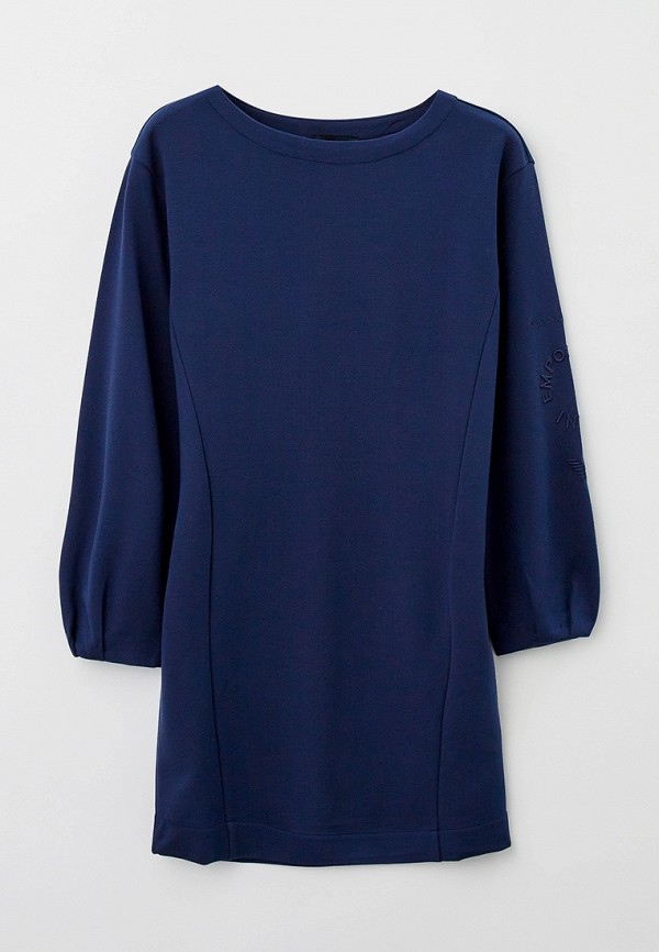 Платье Emporio Armani синего цвета