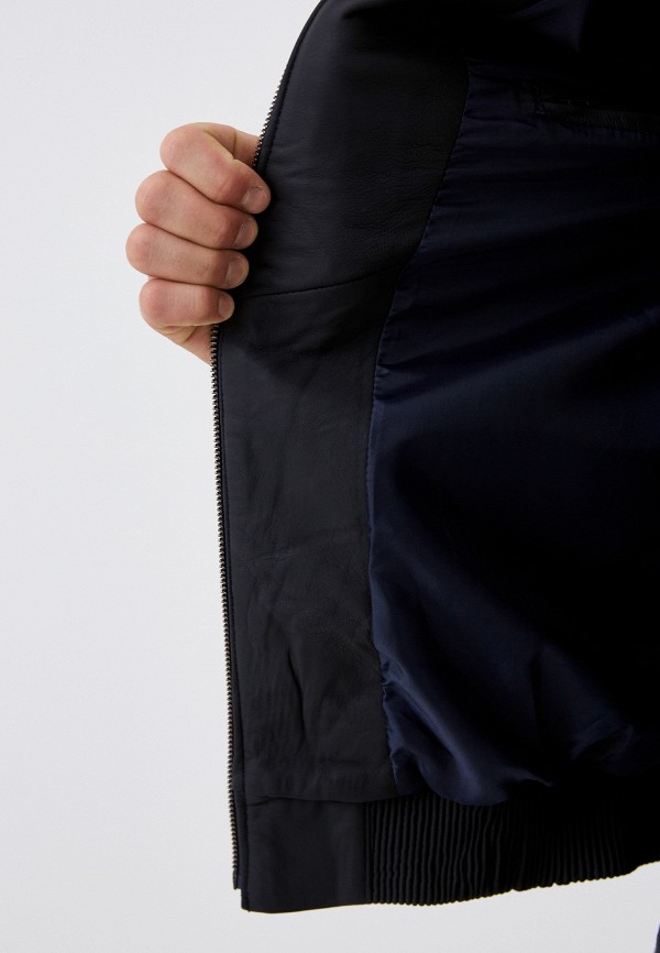 фото Куртка кожаная утепленная basics & more